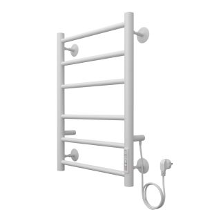 Полотенцесушитель электрический AZARIO PARMA AZ10846W 400/600 6 секций, тен справа, белый